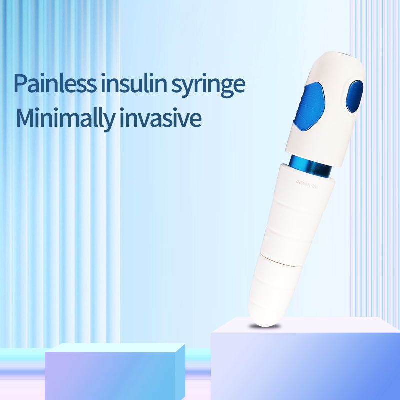 Factory OEM New adjustable needle free injectable 2 in 1Painless insulin pen needle free injection insulin syringe