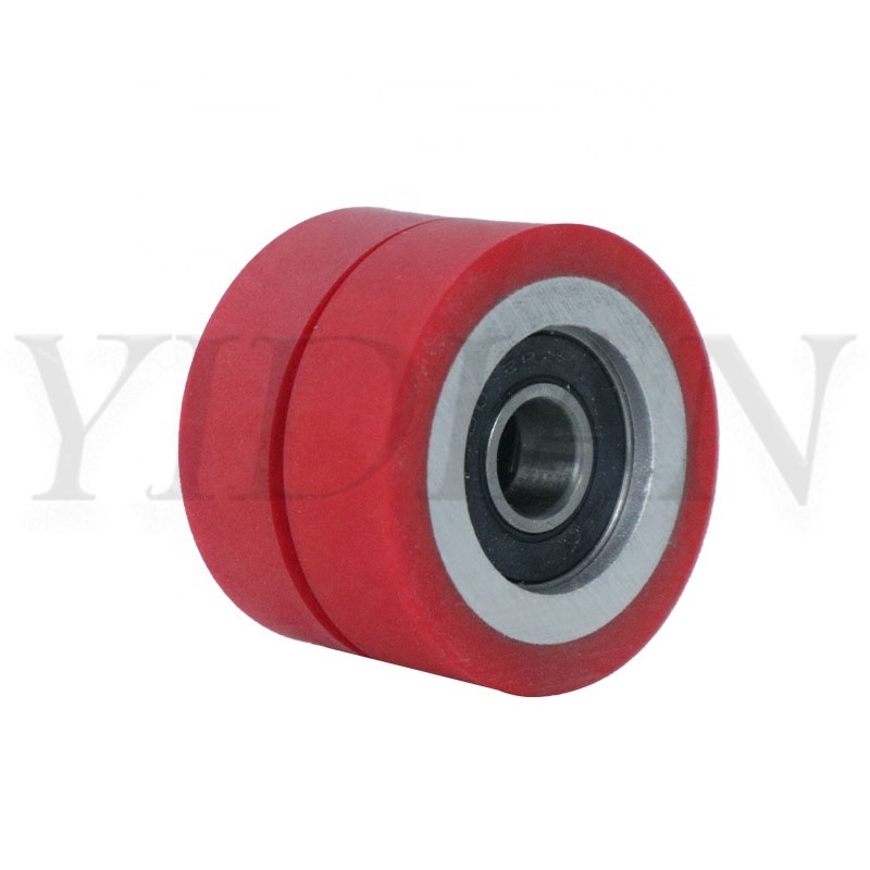 41*10*13mm Woodworking Machinery Parts Rubber Roller For CNC Edge Bander Edge Banding Machine