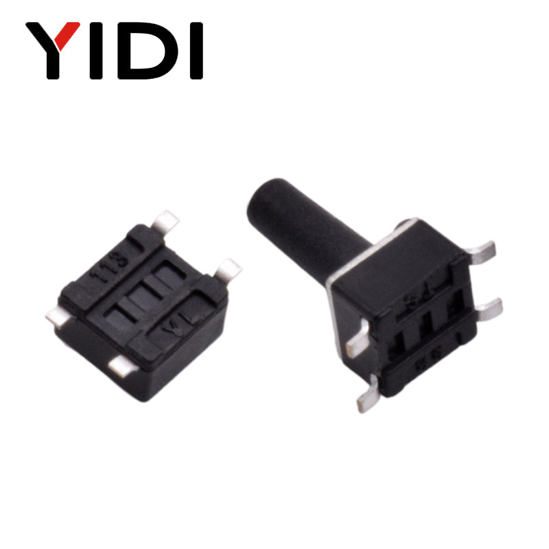 Miniature 4pin 4.5x4.5 SMD Micro Dip Tactile Tact Push Button The ON OFF Switch SMT Panel PCB Momentary 4mm 8mm 10mm 12mm Height