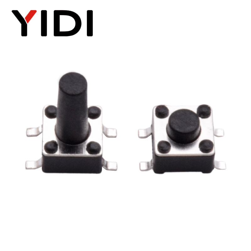 Miniature 4pin 4.5x4.5 SMD Micro Dip Tactile Tact Push Button The ON OFF Switch SMT Panel PCB Momentary 4mm 8mm 10mm 12mm Height