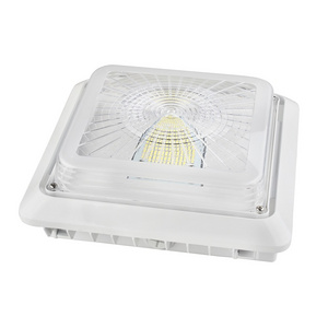 stock fast shipping led canopy light 40w 55w supermarket warehouse light petrol gas station