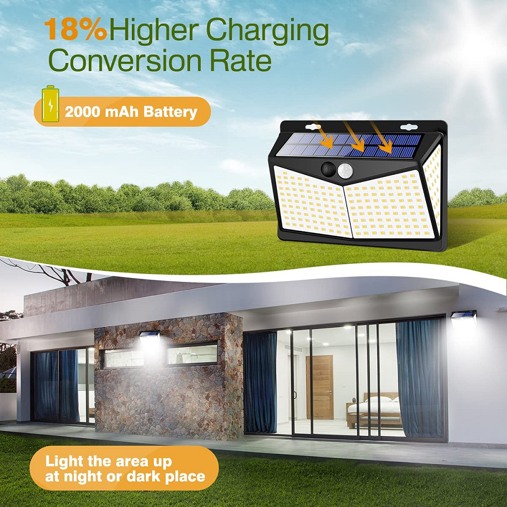 solar lights outdoor floor light motion sensor patio security night light wire free waterproof solar garden garage stairs