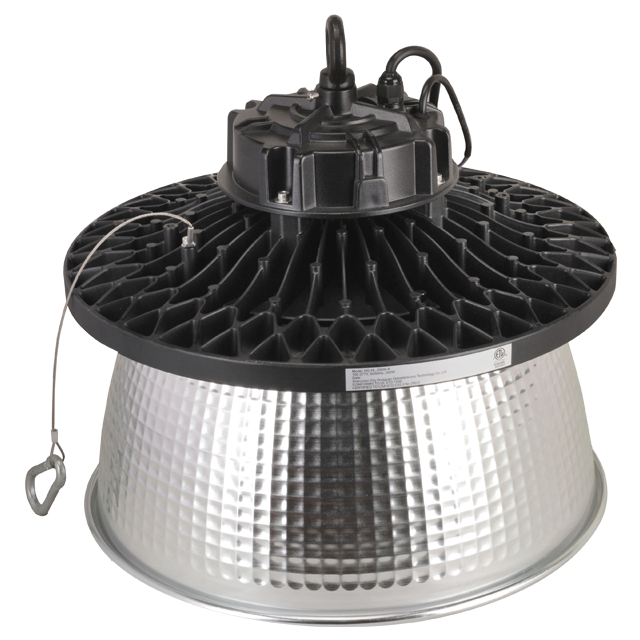 fast shipping ufo led high bay 100w 150w 200w 240w 300w dlc commercial industrial warehouse workshop light 120-277v