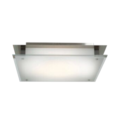 Glass led ceiling light fixture 12 14 16 inch  square or round flush mount for American market