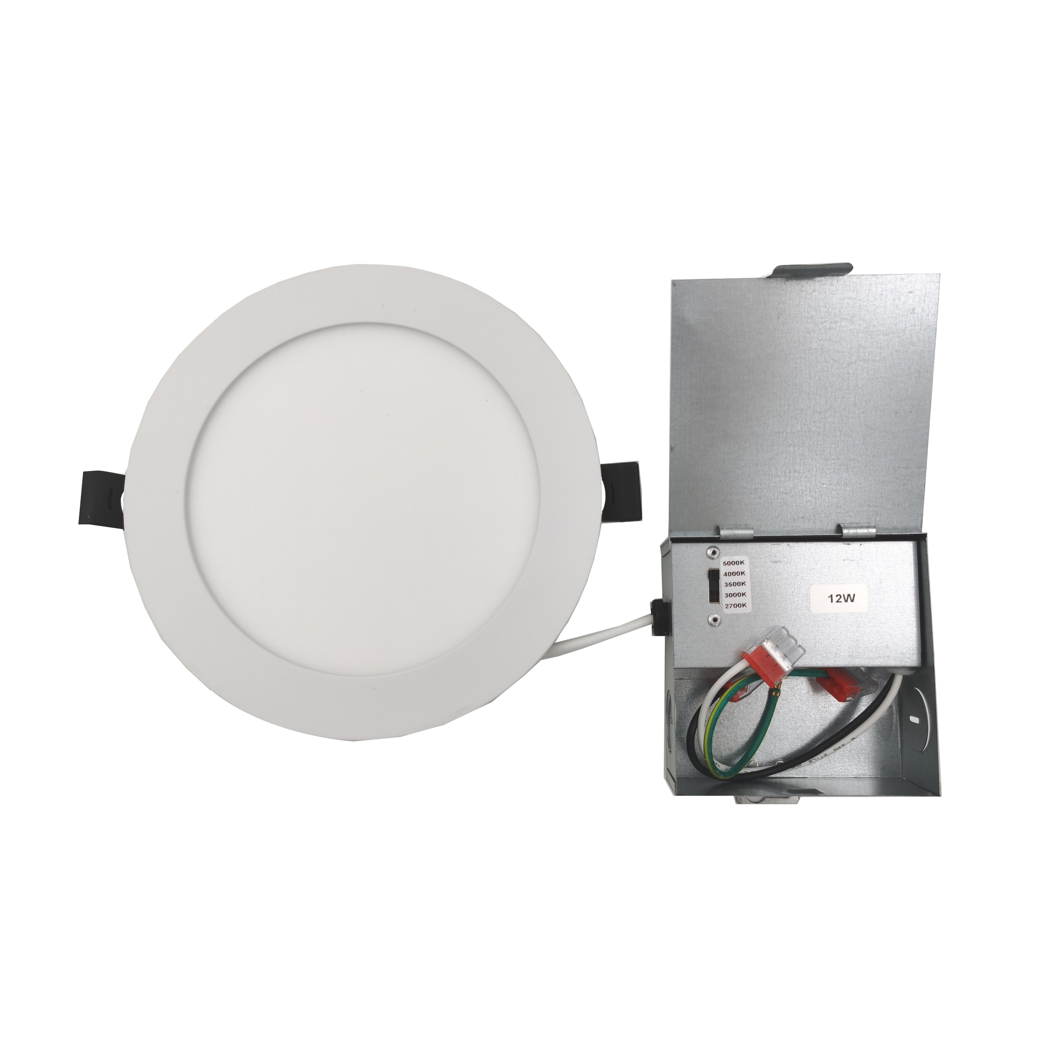 5CCT tunable 3inch 4inch 6 inch led recessed low profiles small slim round flat panel light ETL 110-130v