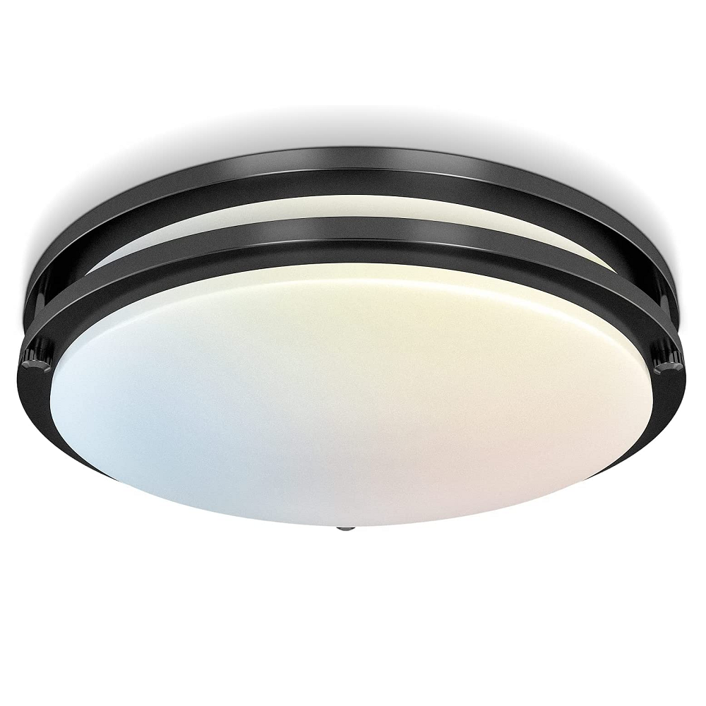 round led ceiling light fixture 10 12 14 16 18 inch flush mount lamp double ring ceiling light 120v-240v