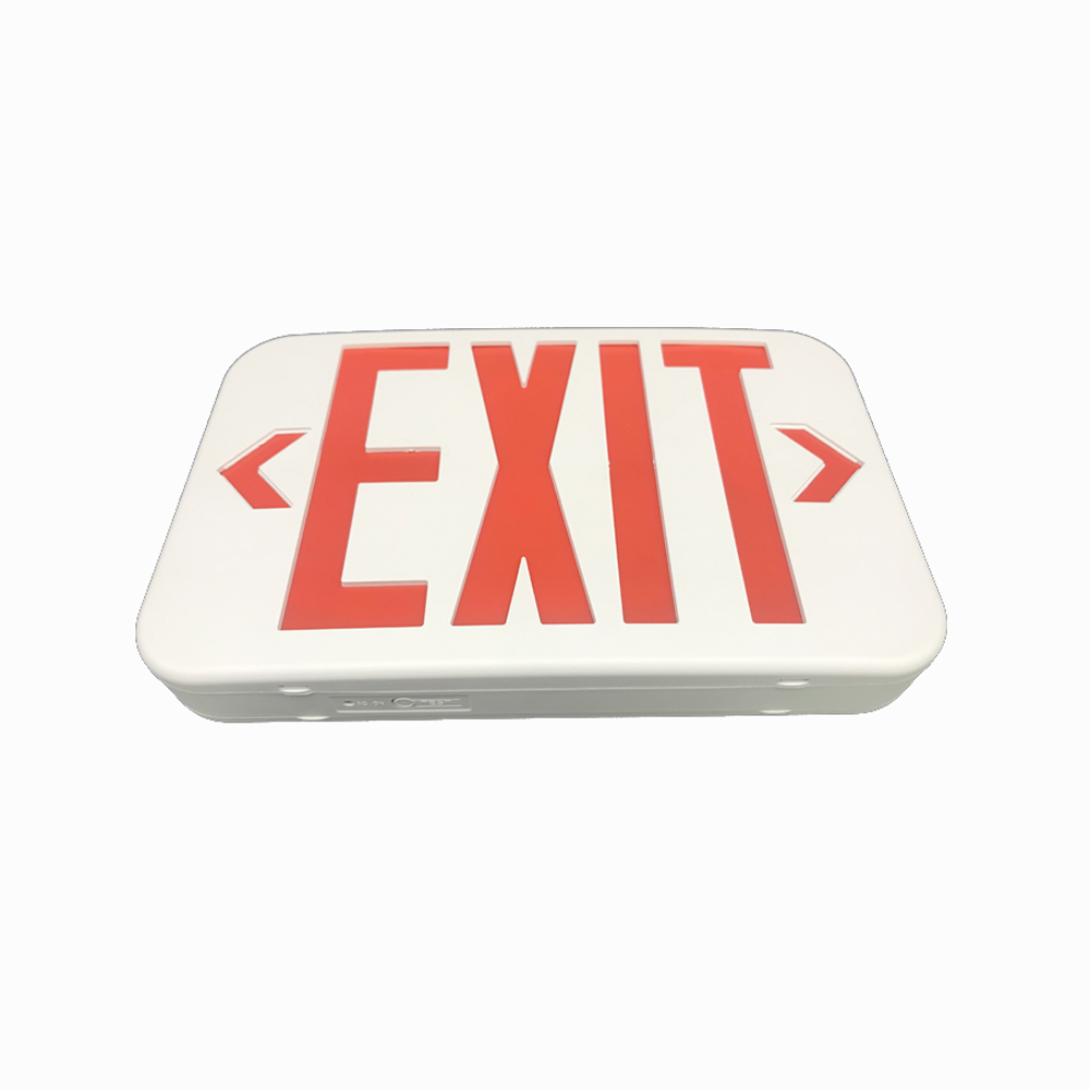 fast shipping LED120-277v recharged exit sign emergency exit lights with backup battery