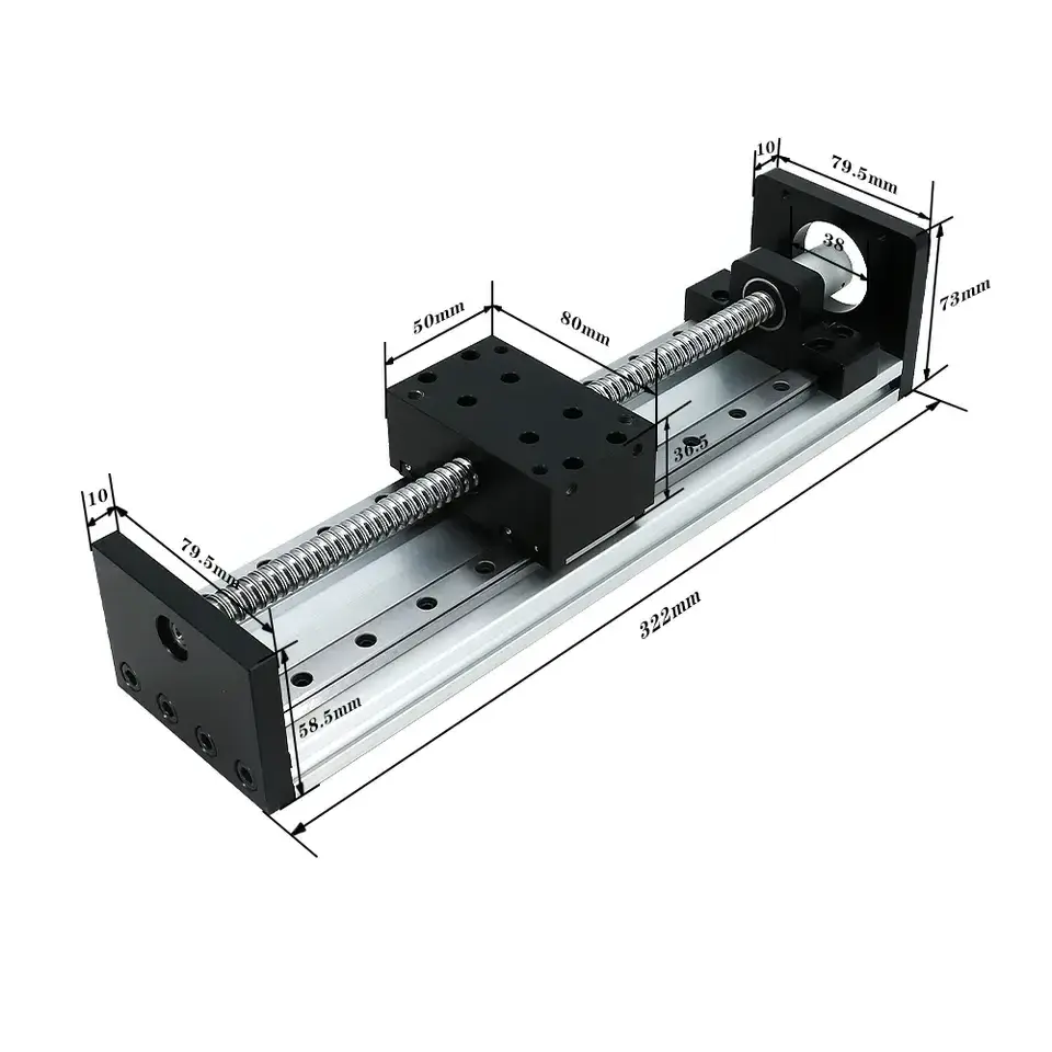 3d printer Z-axis lead screw T8 Z axis diy c-beam CNC sliding linear actuator bundle kit 150mm 200mm 250mm