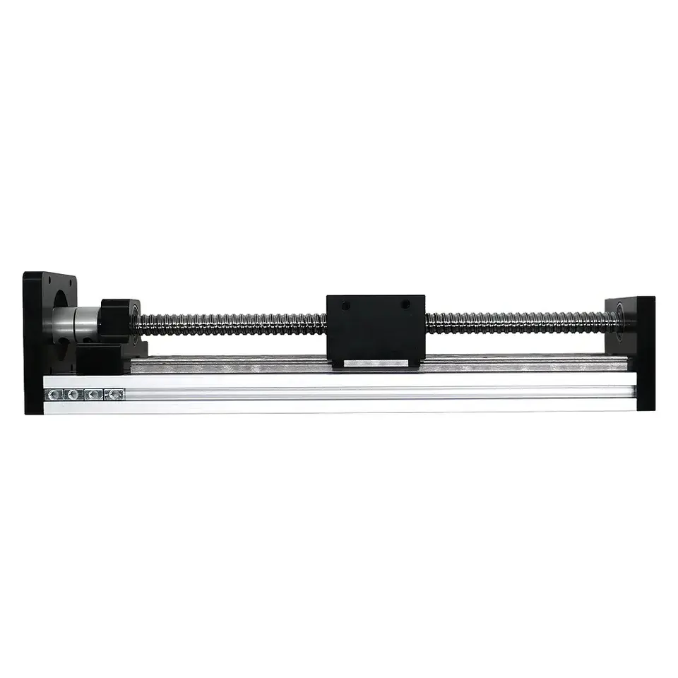 Fast delivery cnc ball screw linear guide slide linear stage for cnc machine 1100mm stroke