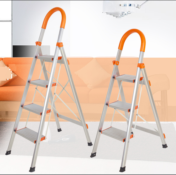 GOOD QUALITY HOUSEHOLD 3 STEP ALUMINUM STEP LADDER