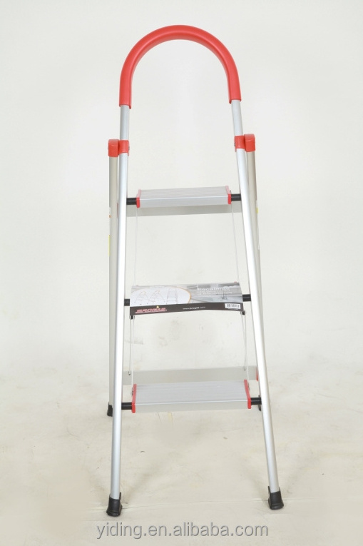 GOOD QUALITY HOUSEHOLD 3 STEP ALUMINUM STEP LADDER