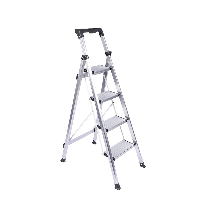 Modern Design Steel Step Ladder Compact Household Insulated Domestic Ladder with Graphic Design Solution Capability