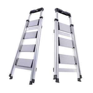 Hot Selling Steel & Aluminum Narrow Monkey Ladder House Hold Step Ladder with Big Steps Useful for Household Tasks