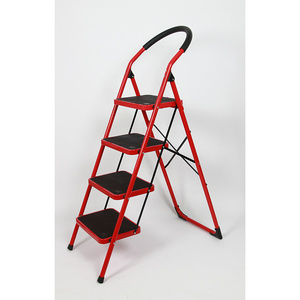 Direct Selling Non-Slip Steel folding step stool Home Safety 4 Step Iron Ladder