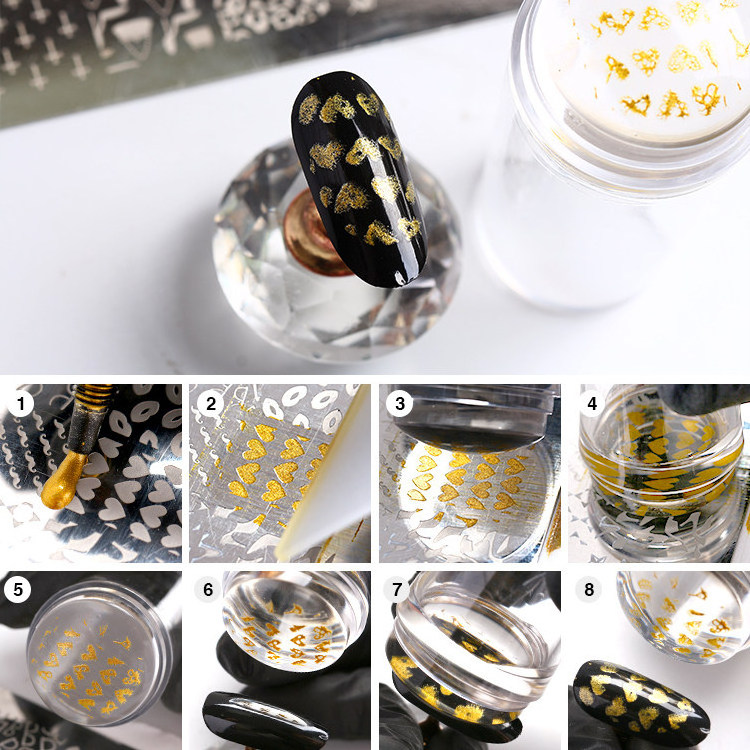 Hot sale factory supplier OEM ODM available nail paint transfer foil uv stamping gel