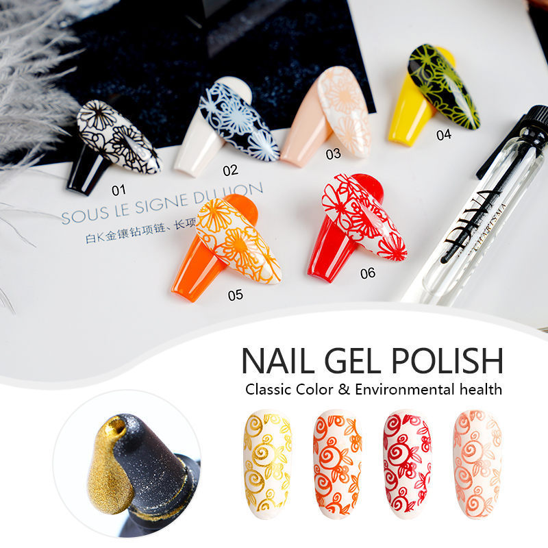 Hot sale factory supplier OEM ODM available nail paint transfer foil uv stamping gel