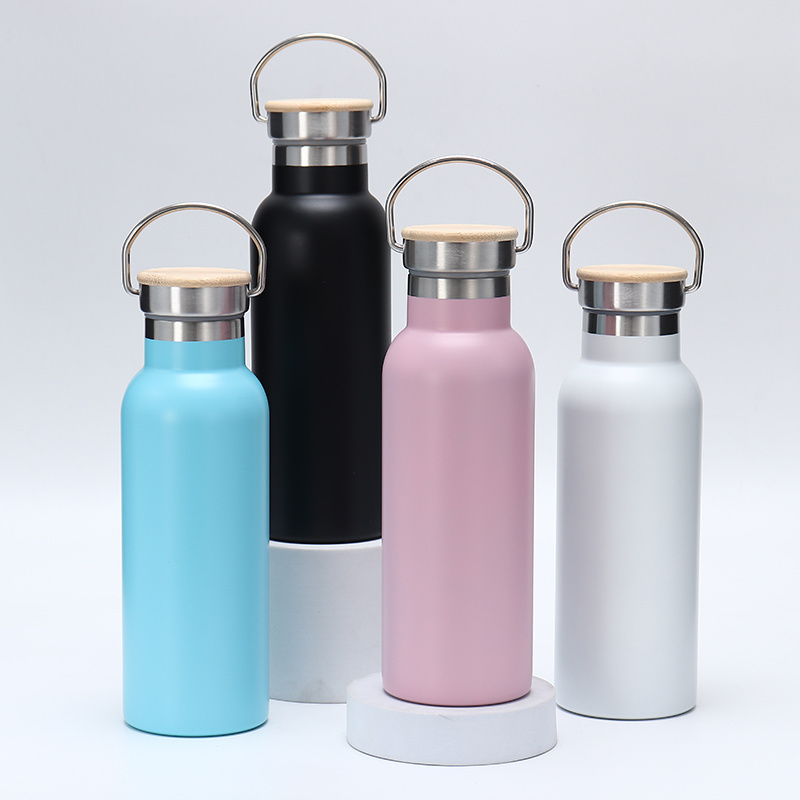 Top Seller Insulated 1 Liter thermos flask Sport Stainless Steel Water Bottle With Handle Lid