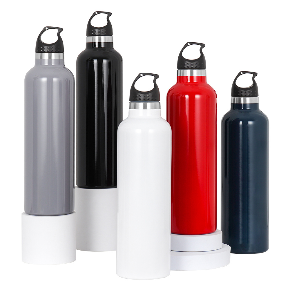 Top Seller Insulated 1 Liter thermos flask Sport Stainless Steel Water Bottle With Handle Lid