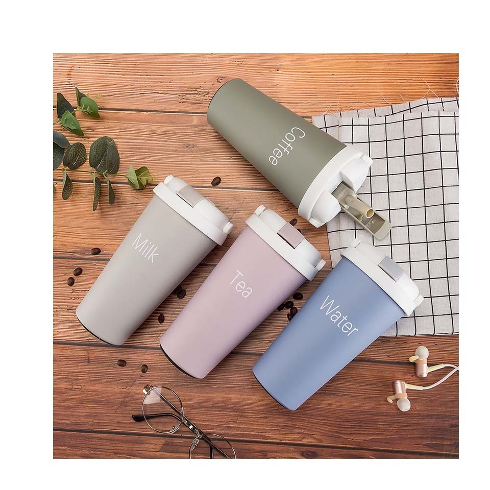 YIDING personalized stainless steel kaffeebecher pipe coffee mug tumbler cups Vacuum flask turco taza de cafe with lid logo