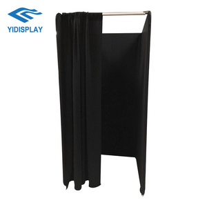 Custom Size Aluminum Tubes Trade Show Display Retail Clothing Shop Store Changing Dressing Room Portable Fitting Room