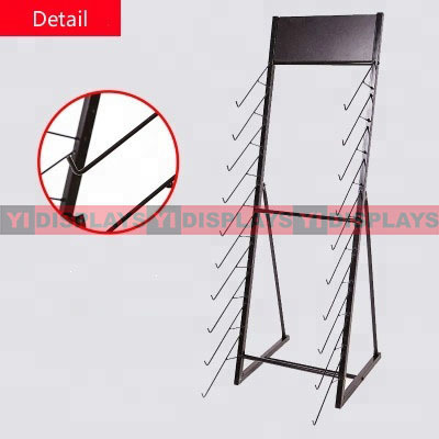 Custom metal floor tile display rack wood ceramics display stand laminate flooring display rack