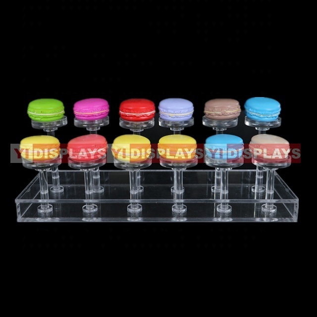 Acrylic macaron display stand acrylic macaron holder macaron insert tray