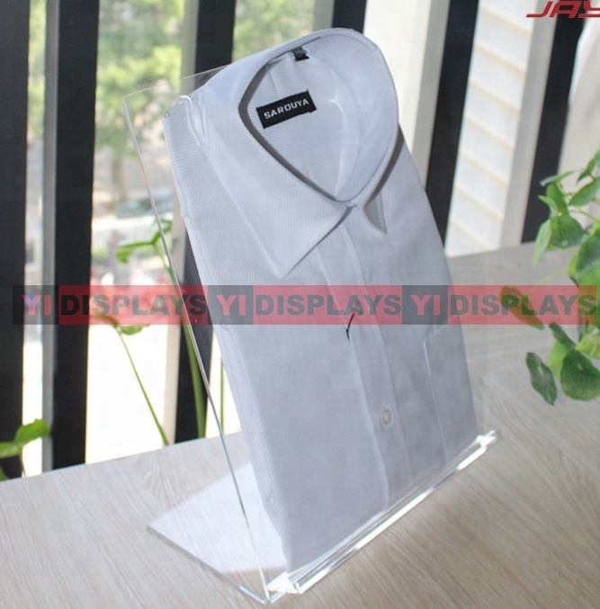 a4 acrylic t-shirt clothes display stand holder plexiglass display rack