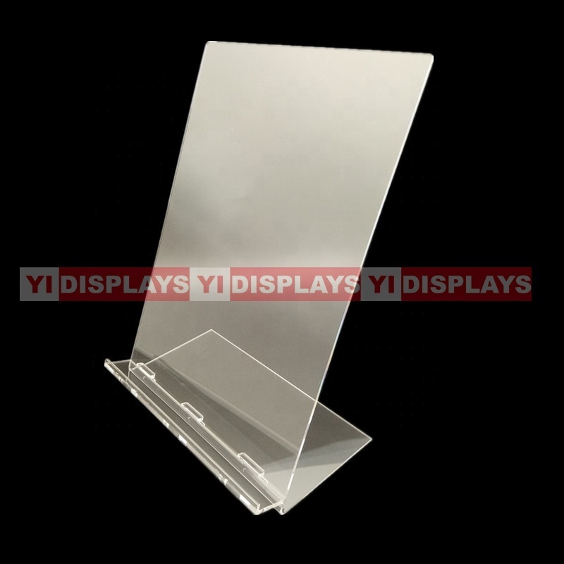 a4 acrylic t-shirt clothes display stand holder plexiglass display rack