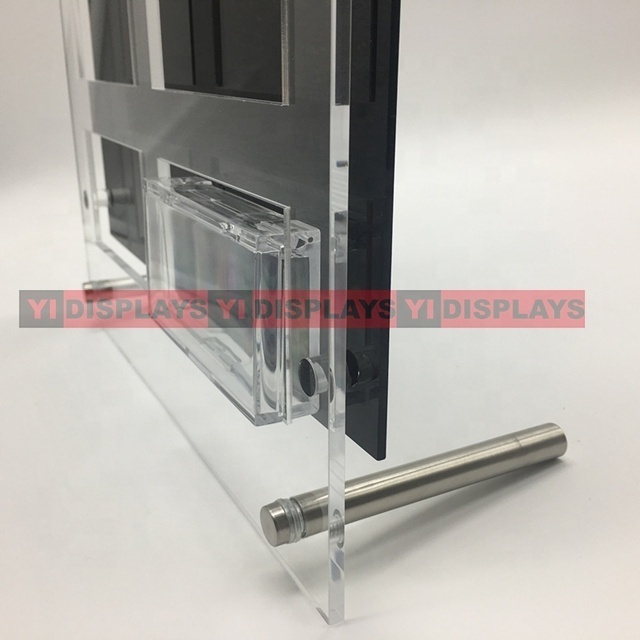 Acrylic display stand for eyelash acrylic makeup organizer eyelash custom box