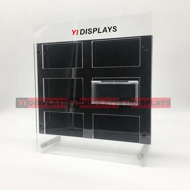 Acrylic display stand for eyelash acrylic makeup organizer eyelash custom box