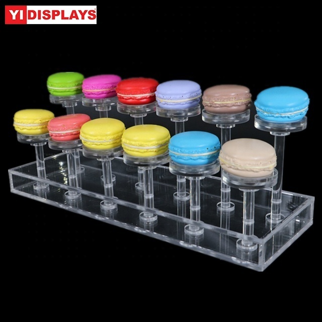 Acrylic macaron display stand acrylic macaron holder macaron insert tray