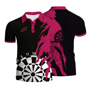 OEM Service Dart Group Championship Wear Custom Sublimated Dart Shirts With Pockets