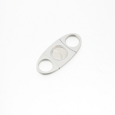 2023 Hot Sell Portable Stainless Steel Cigar Accessories Double Blade Cigar Cutter Cigar Scissors