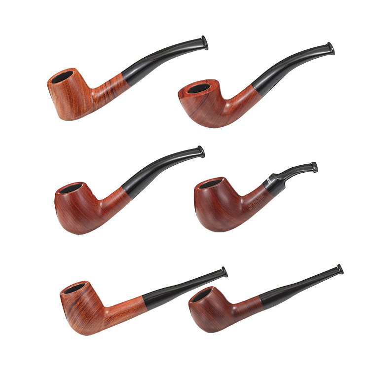 Easy To Clean Wooden Pipe Oem Odm Handcrafted Durable Small Fancy Luxury Cheap Herb New Arrival Wood Pipe Smoking Tobacco