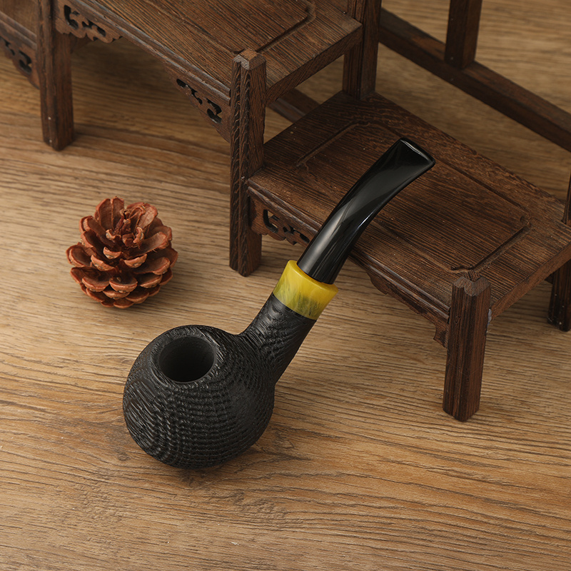 wholesale price from India Customized size Wooden pipe Handcrafted Tobacco Smoking Pipe Cigarettes Cigar Pipes