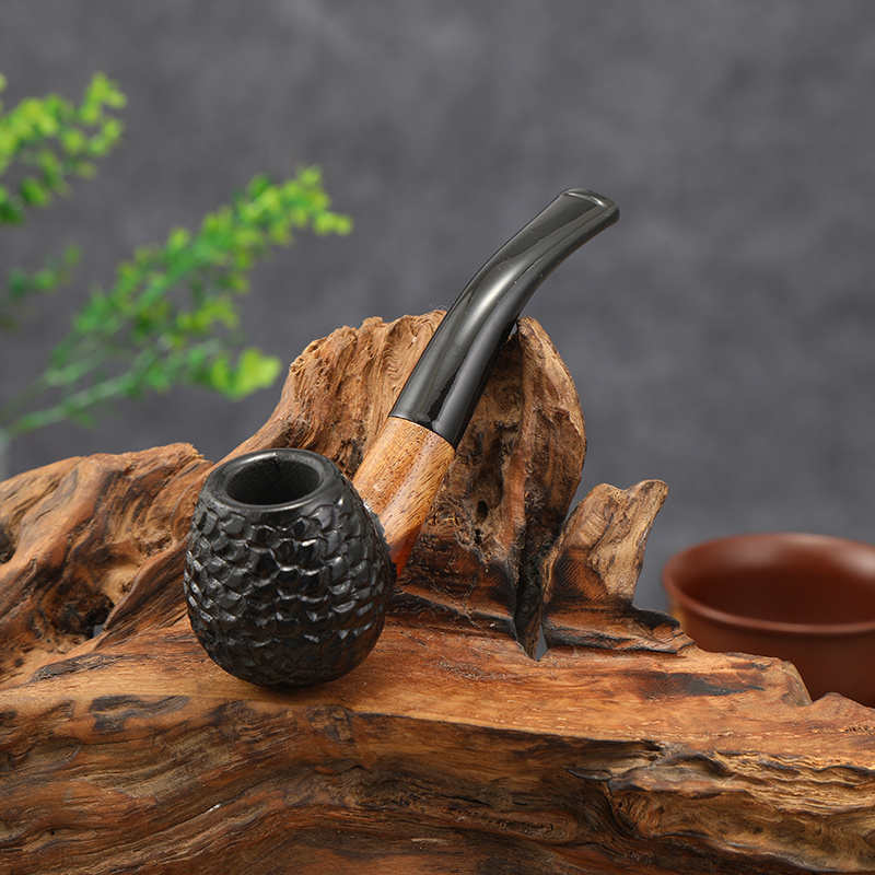 cachimbo de madeira Crafts Custom Handcrafted Smoke Herb High Quality Hot Sale Oem Odm rosewood Hand Small Wooden Smoking Pipe