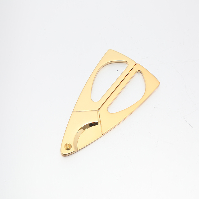 Gold Triangle Cigar knife Butterfly Stainless Steel Cigar Scissors Portable Cuban Cigar Punch and Cutter