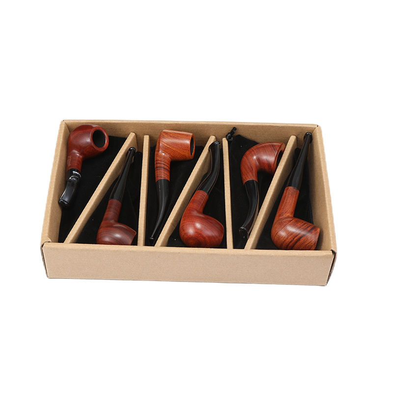 Easy To Clean Wooden Pipe Oem Odm Handcrafted Durable Small Fancy Luxury Cheap Herb New Arrival Wood Pipe Smoking Tobacco