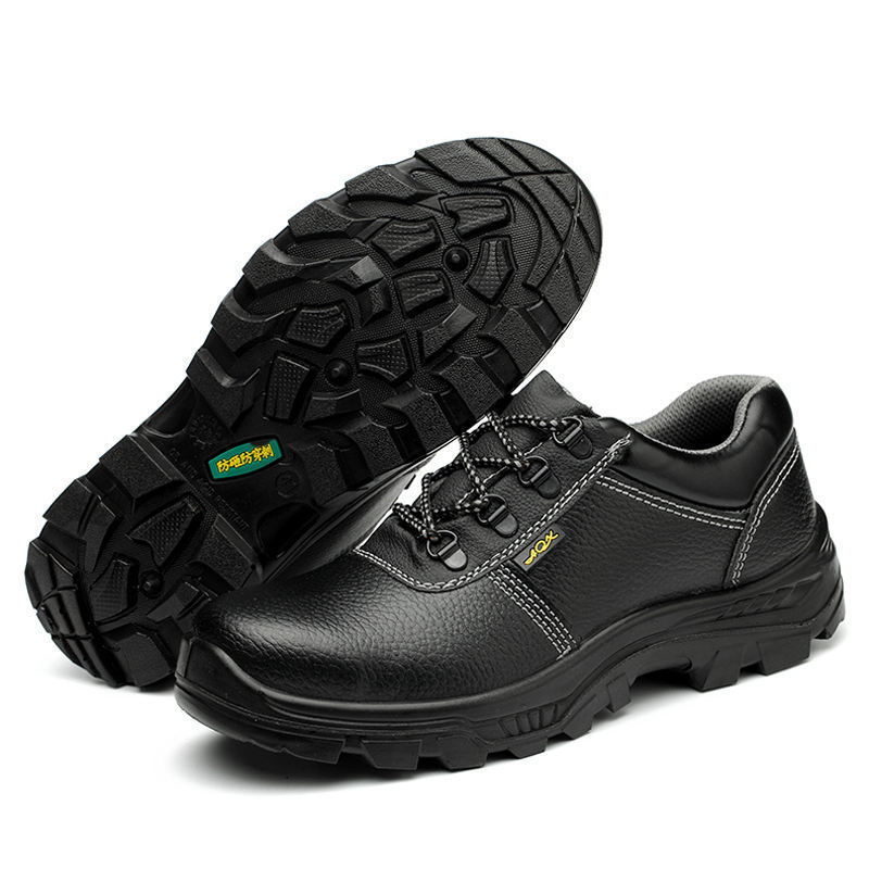 Stylish work boots Safety protective men's shoes Stab-proof walking shoes