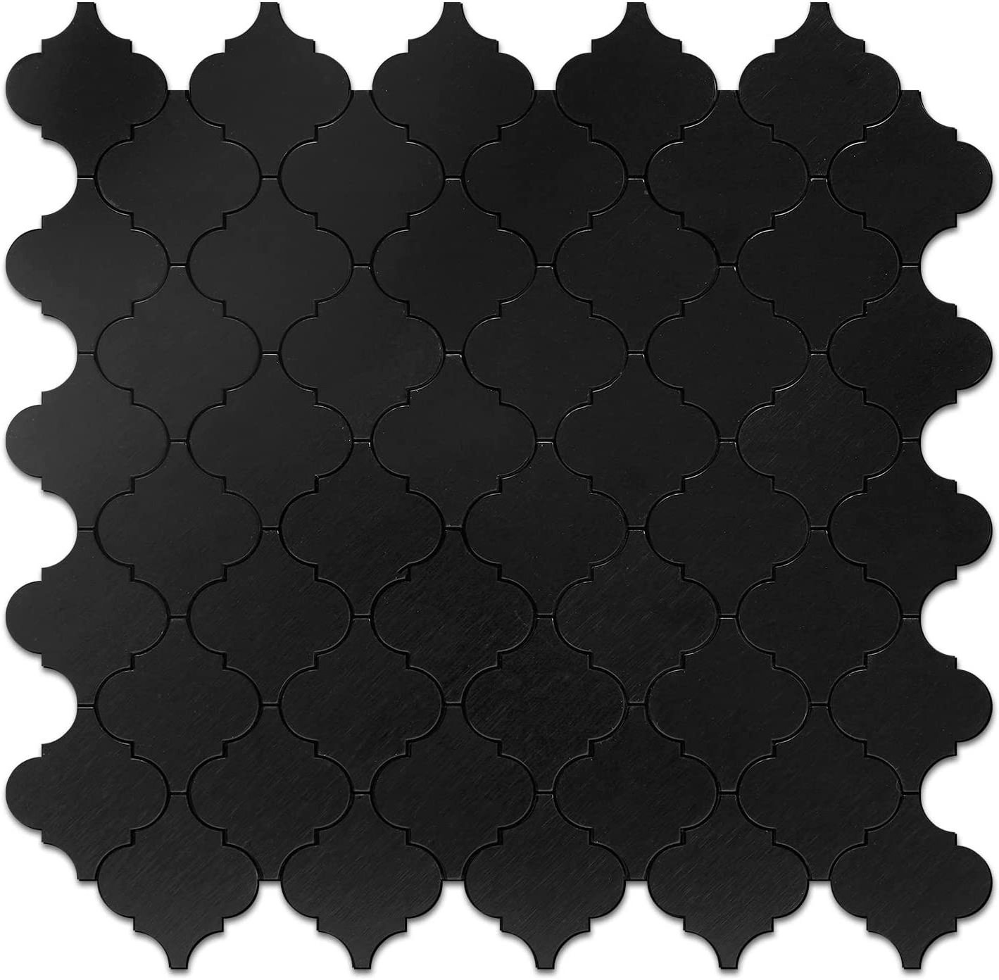 3D Morden Interior Hexagon Metal Peel And Stick Mosaic Tile For Wall Panels