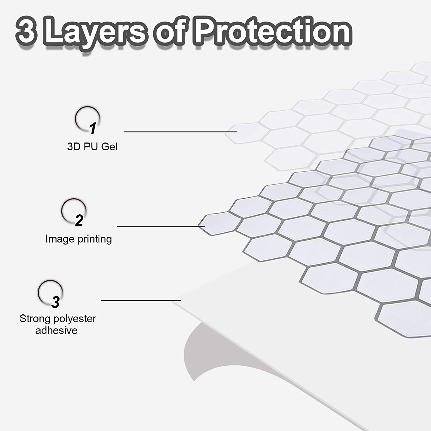 Cheap 3D waterproof wall tiles indoor adhesive wallpaper hexagon tile