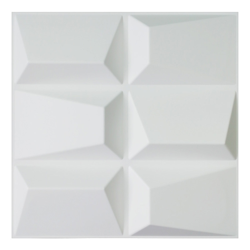 High quality 3d geometric pvc internal wall panel for living room decor