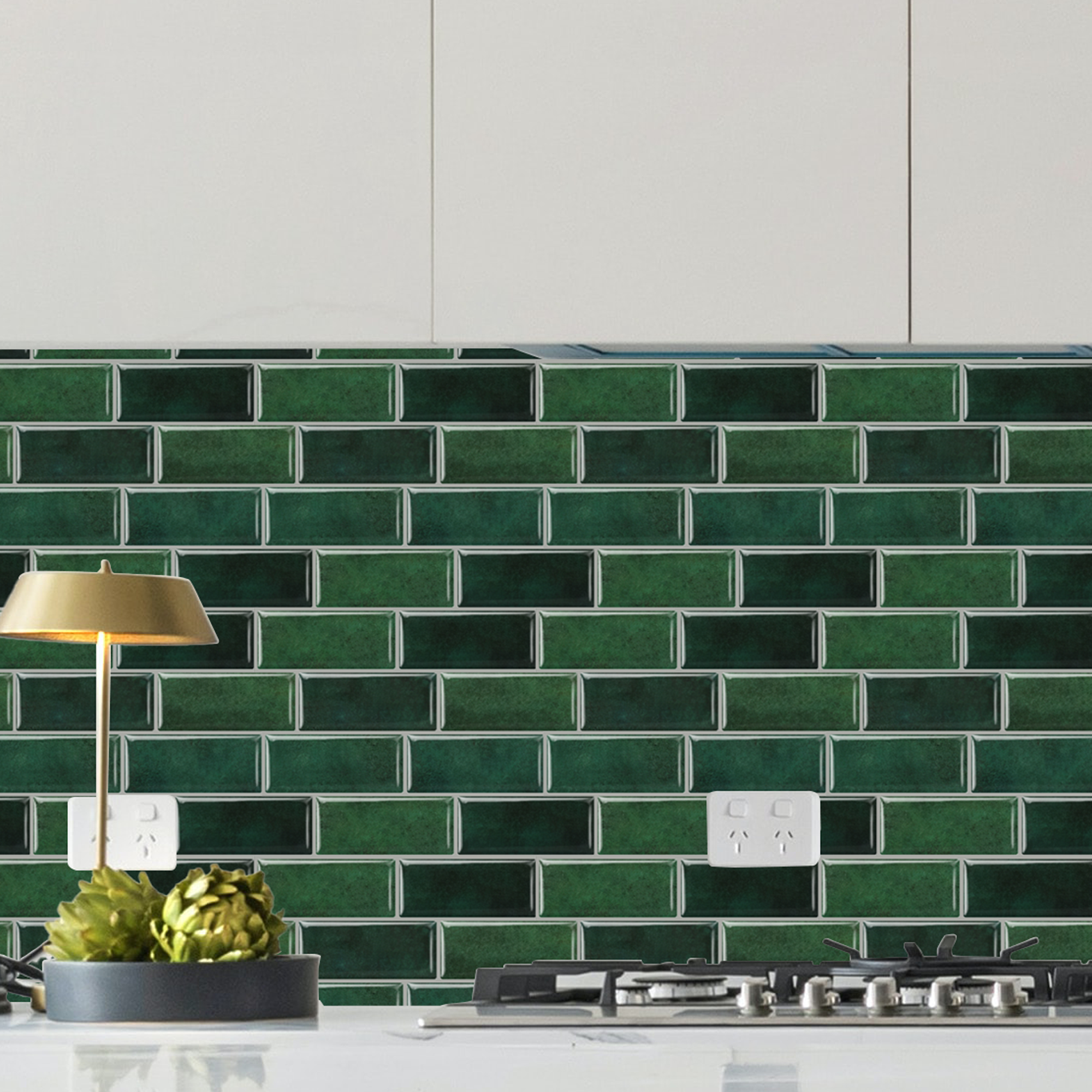 Hot selling glass subway tile backsplash for peel and stick  decor