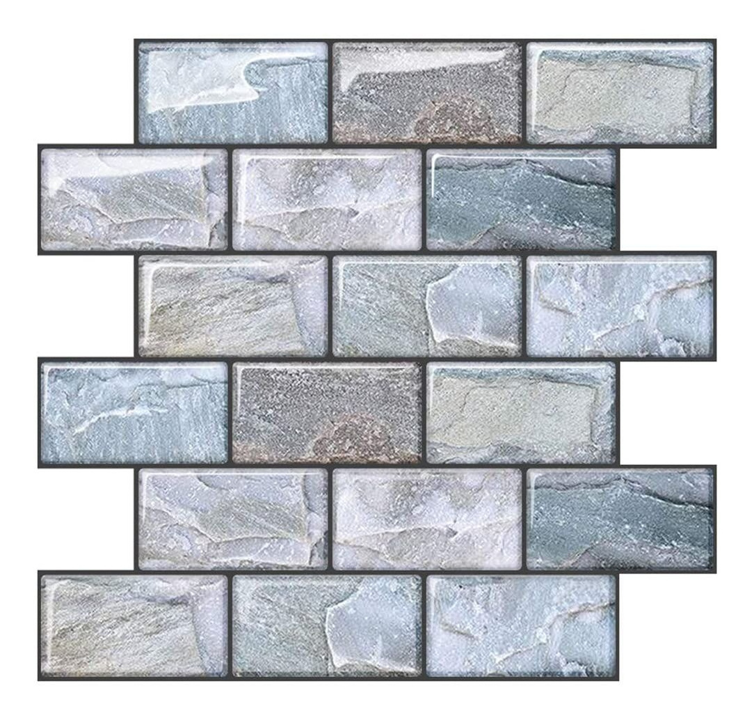 China factory wholesale vinyl marble stone 3d wall panel interior 3d wallpaper peel and stick tiles sticker for kitchen bathroom