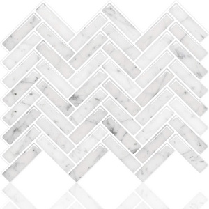 Removable waterproof backsplash peel and stick wall tiles self adhesive floor tiles 3d DIY wallpaper