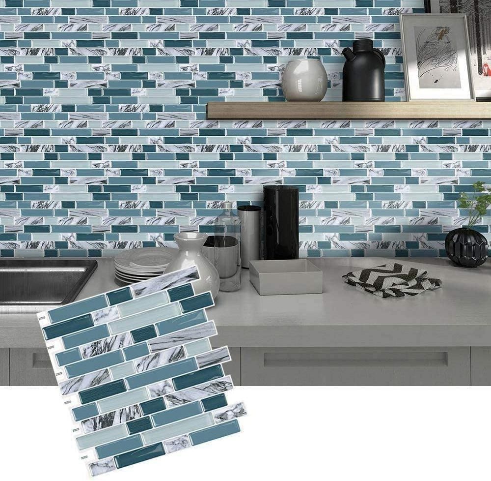 Hot Sale White Brick Peel and Stick Tile, 3D Wall Tiles Stickers Backsplash for Kitchen Bathroom