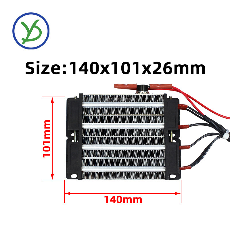 High Quality Insulated PTC ceramic air heater heating element 1000W 220V AC/DC air conditioner heating element