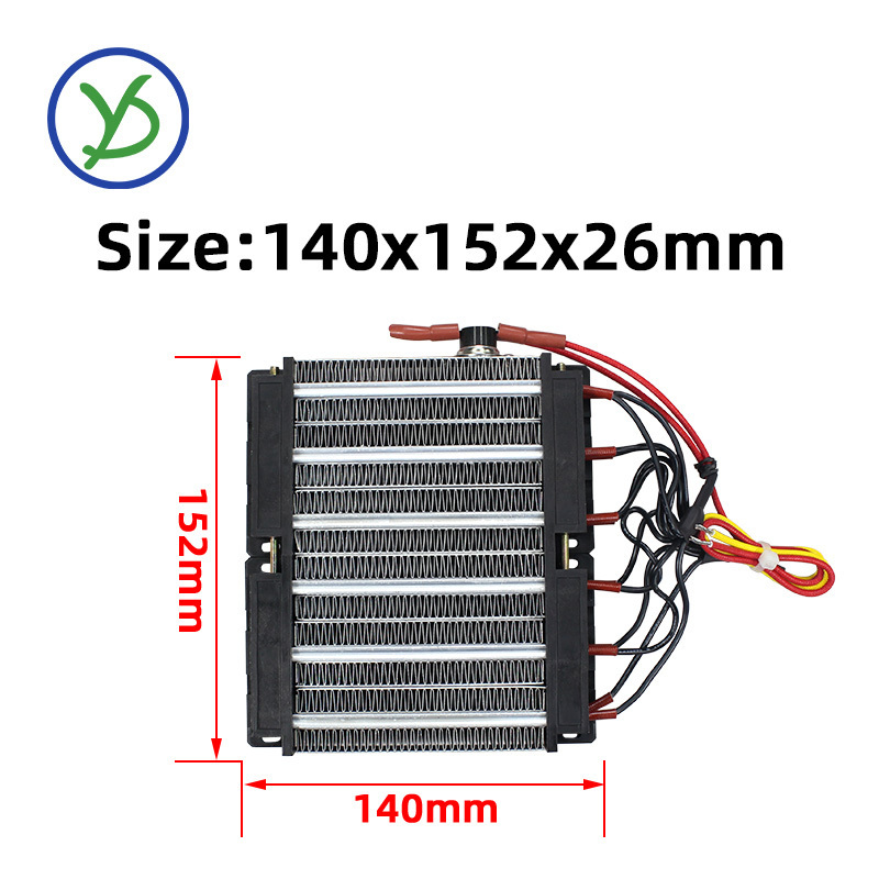 PTC ceramic air heater 220v 1500w 140*152*26mm Electric heating element