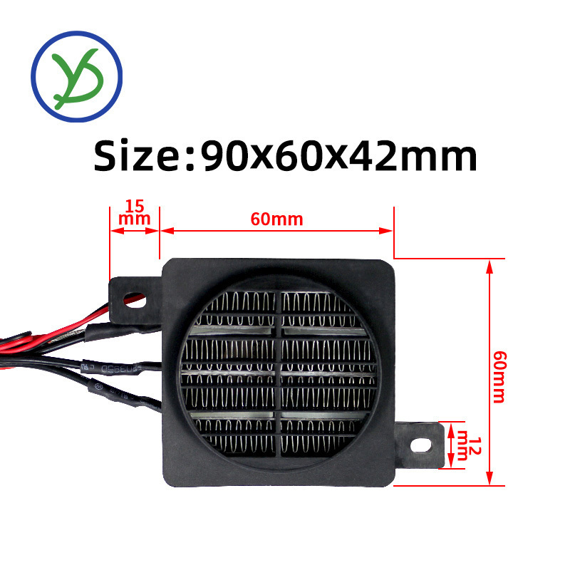 DC 12V Room Heater Energy Saving PTC Car Air Fan Heater Constant Temperature Heating air heater element Safe Home DIY