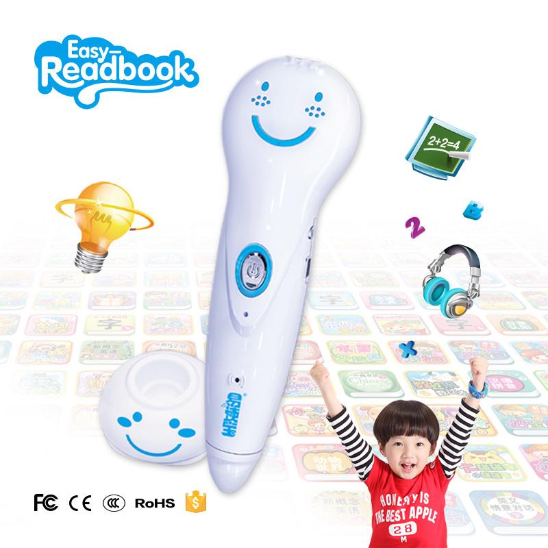 Kids language learning audio books reader electronic talking reading pen